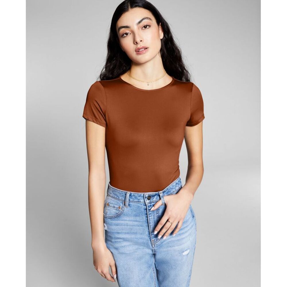 And Now This Now This Womens Crewneck Bodysuit